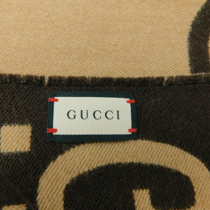 楽天市場】GUCCI グッチ GGジャガード ウールシルクマフラー 495592 