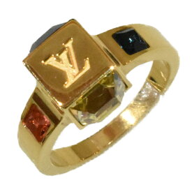 LOUIS VUITTON　バーグギャンブルリング　M75425　ゴールド　サイズ表記S　約6.5号　ブランドジュエリー　アクセサリー　レディース　シンプル　ギフト　プレゼント包装可　【中古】松山久万ノ台店