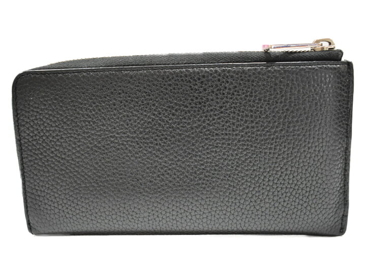 楽天市場】【中古品】GUCCIL字ファスナーウォレット 574745 ブラック  
