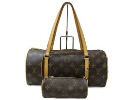 LOUIS VUITTON　ルイヴィトン　パピヨン30　M51385　ハンドバッグ　モノグラム　ブラウン系　ポーチ付き　レディース　ギフト　プレゼント包装可【中古】松前R56号店