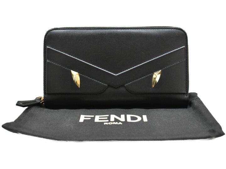 楽天市場】【布袋あり】FENDI フェンディ モンスターラウンドジップ  