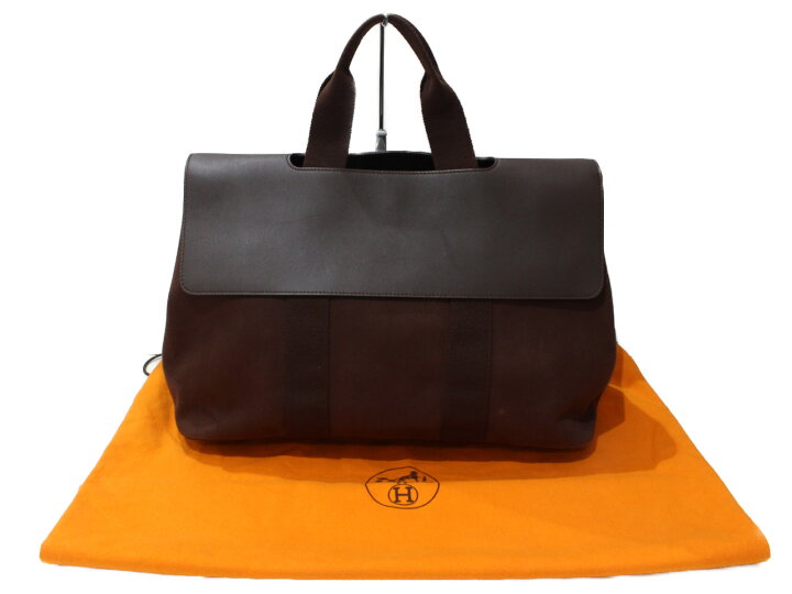 エルメス トートバッグ ブラウン×黒 （HERMES エルメス エト  