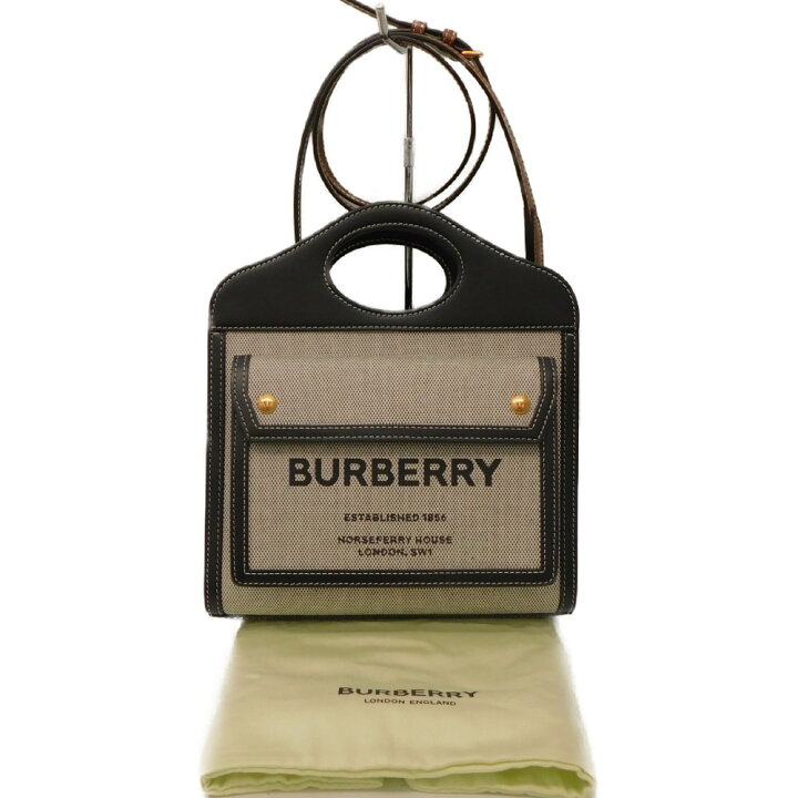 楽天市場】 BURBERRY バーバリー ミニホースフェリーポケットバッグ 