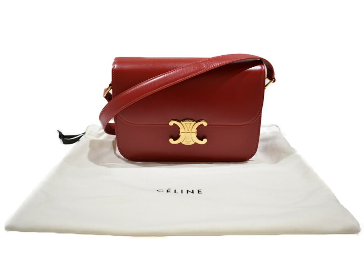 楽天市場】【布袋あり】CELINE セリーヌ クラシック トリオンフバッグ 