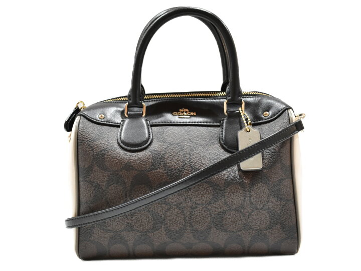 楽天市場】【ショルダーストラップ付き】COACH コーチ ミニボストン 