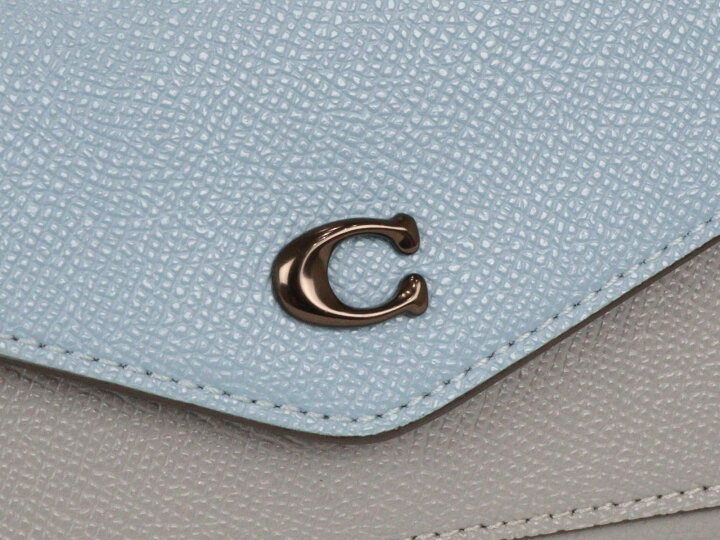 楽天市場】COACH コーチ ウィン ソフト ウォレット カラーブロック 
