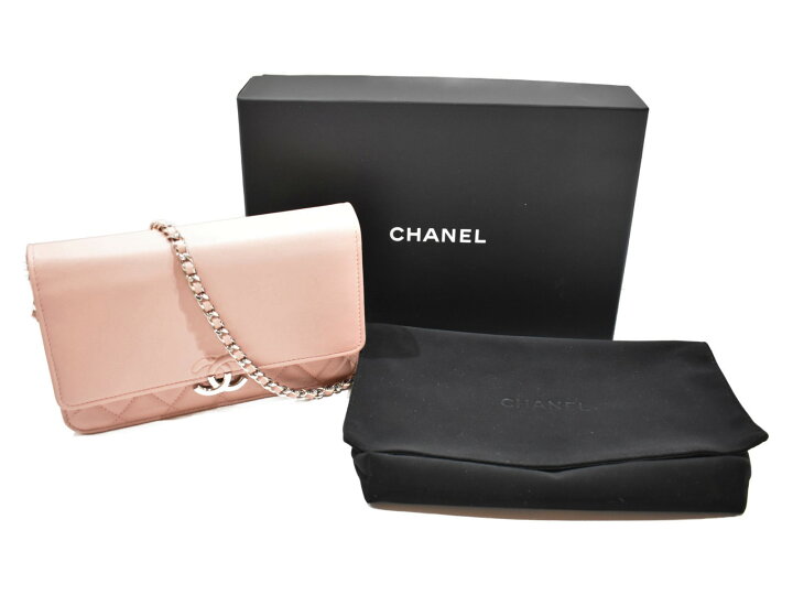 楽天市場】【箱有り☆中古品】CHANEL シャネルチェーンウォレット 
