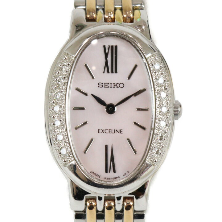 楽天市場】【電池交換済み】SEIKO セイコー エクセリーヌ 1F20-0BG0 