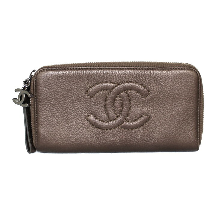 CHANEL シャネル ラグジュアリーライン ラウンドファスナー 長財布 