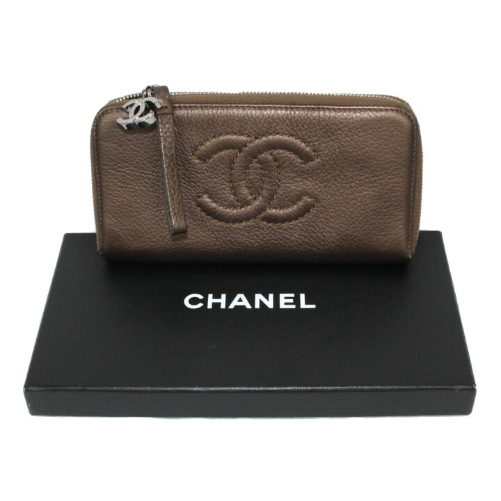 楽天市場】CHANEL シャネル ラグジュアリーライン ラウンドファスナー  