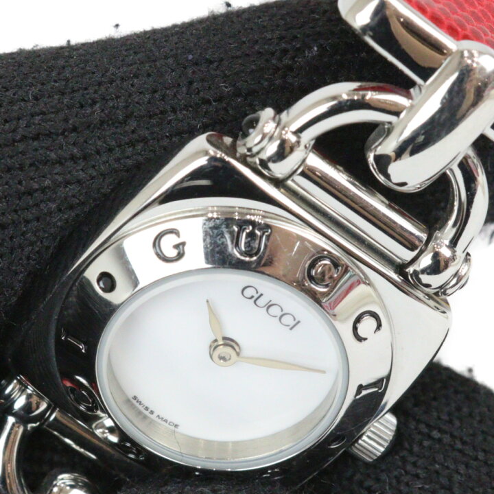 楽天市場】【電池交換済み】GUCCI グッチ ホースビット 6300L クオーツ 