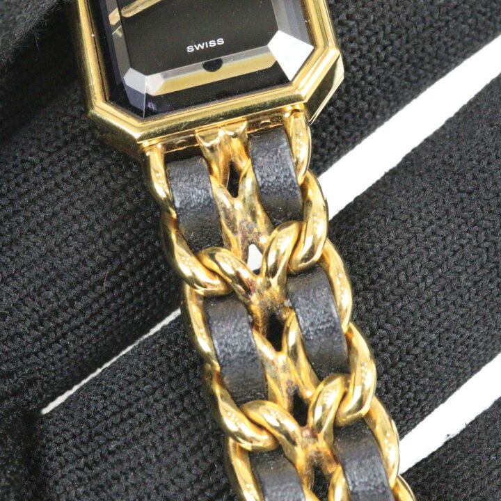 楽天市場】CHANEL シャネル プルミエール H0001 クオーツ ゴールド  