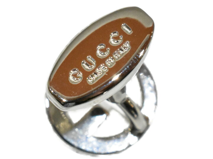 楽天市場】【箱・布袋あり】GUCCI グッチ GGサークルカフス シルバー  