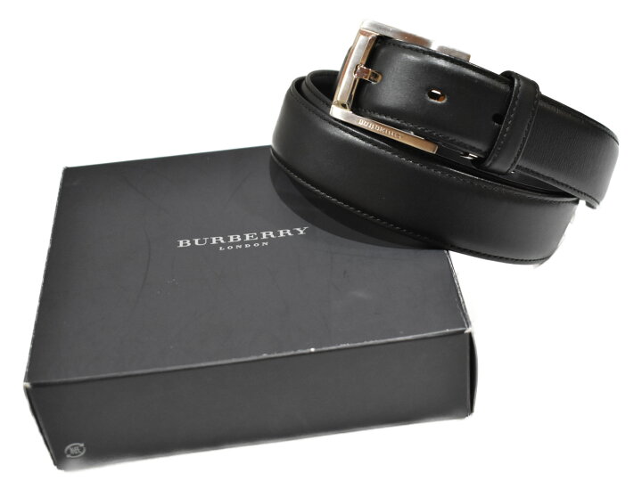 楽天市場】【箱あり】BURBERRY バーバリー レザーベルト レザー 