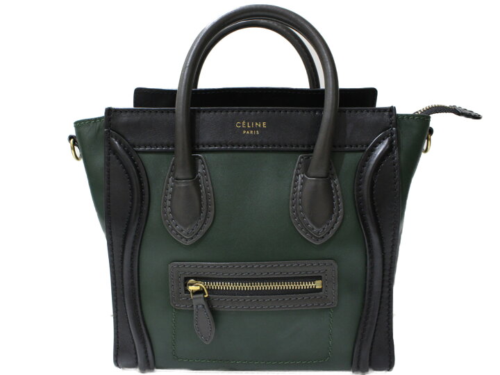 楽天市場】【ストラップ付】CELINE セリーヌ ラゲージ ナノショッパー 