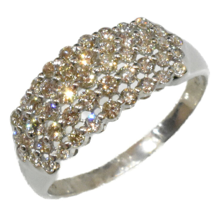 楽天市場】Pt950 ワイドリング プラチナ ダイヤモンド 1.00ct 約4.5g  
