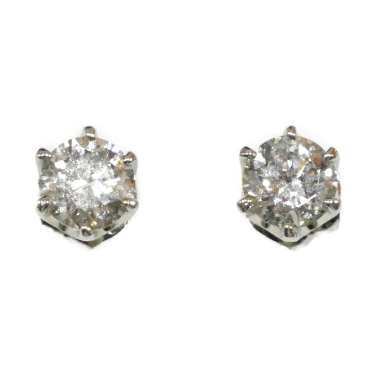 楽天市場】Pt900 ダイヤピアス プラチナ ダイヤモンド 0.25ct 約0.9g  