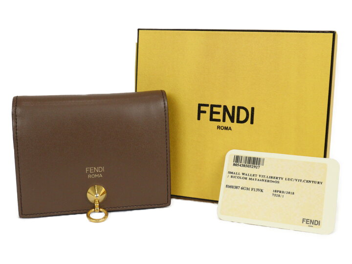 楽天市場】【箱・ギャランティカードあり】FENDI フェンディ 