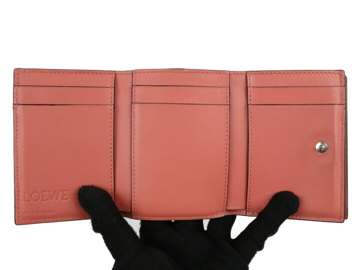 楽天市場】【箱あり】LOEWE ロエベ トライフォールド ウォレット 