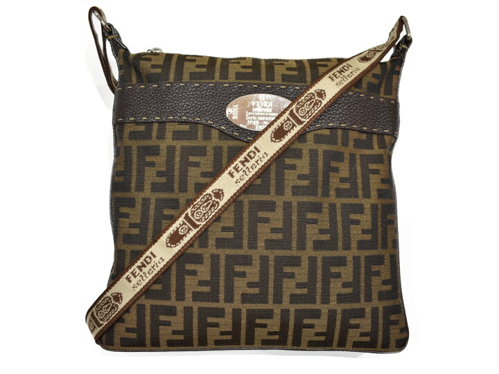 楽天市場】【布袋あり】FENDI フェンディ ズッカ ショルダーバッグ  