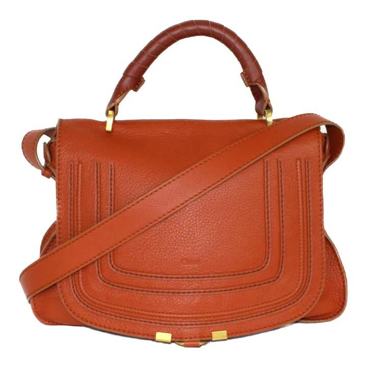 楽天市場】Chloe クロエ マーシー 2WAYバッグ オレンジ系 レザー 