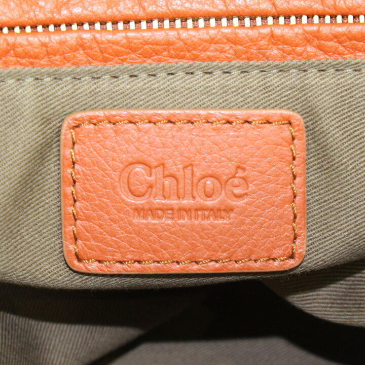 楽天市場】Chloe クロエ マーシー 2WAYバッグ オレンジ系 レザー 