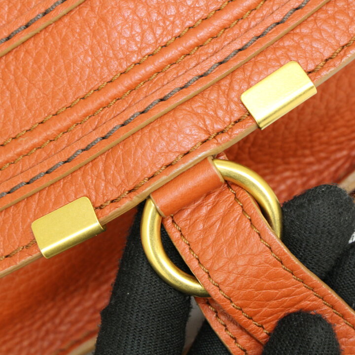 楽天市場】Chloe クロエ マーシー 2WAYバッグ オレンジ系 レザー 