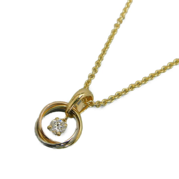 楽天市場】CARTIER カルティエ トリニティ1Pダイヤモンドネックレス 