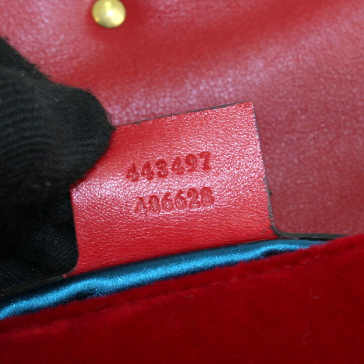 楽天市場】GUCCI グッチ GGマーモントキルティングチェーンショルダー 