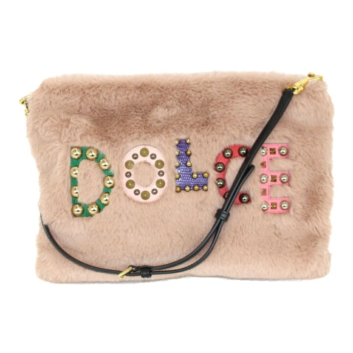 楽天市場】DOLCE&GABBANA ドルチェ&ガッバーナ ファー2WAYクラッチ  