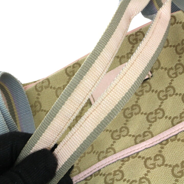 楽天市場】GUCCI グッチ GGキャンバストートバッグ 189753 ベージュ  