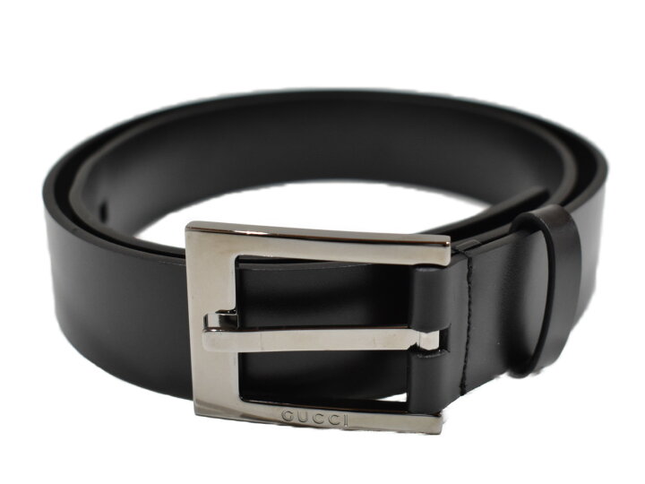 楽天市場】GUCCI グッチ レザーベルト 90617 ブラック系 メンズ  