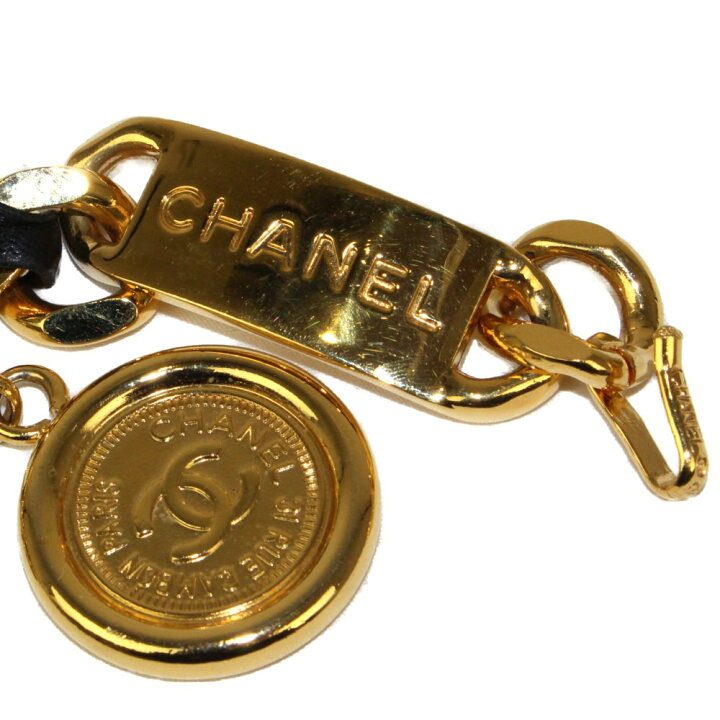楽天市場】【1994年秋コレクション】CHANEL シャネル チェーンベルト  