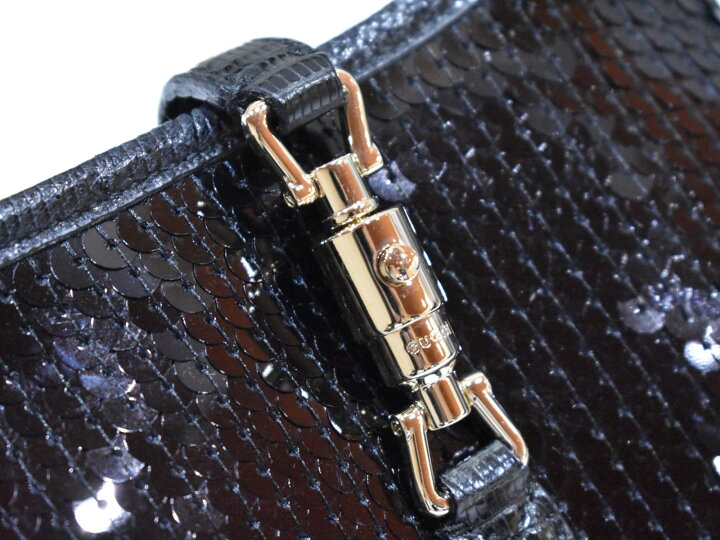 楽天市場】【中古品】GUCCIジャッキー1961 147800205027 ブラック  