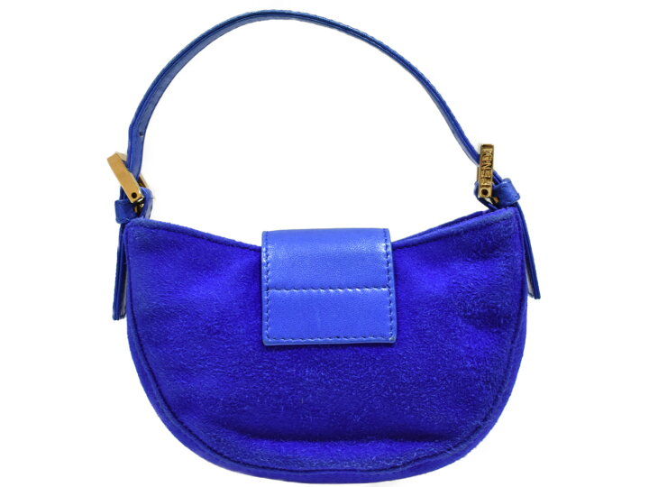 楽天市場】【布袋あり】FENDI フェンディ ミニクロワッサン スエード 