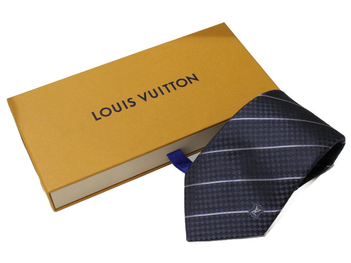 楽天市場】【箱あり】LOUIS VUITTON ルイヴィトン ネクタイ M78758 