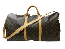 LOUIS VUITTON　ルイヴィトン　キーポル・バンドリエール60　M41412　ボストンバッグ　旅行バッグ　ショルダーストラップ付き　モノグラム・キャンバス　ブラウン系　メンズ　レディース　ユニセックス　ギフト　プレゼント包装可【中古】松前R56号店