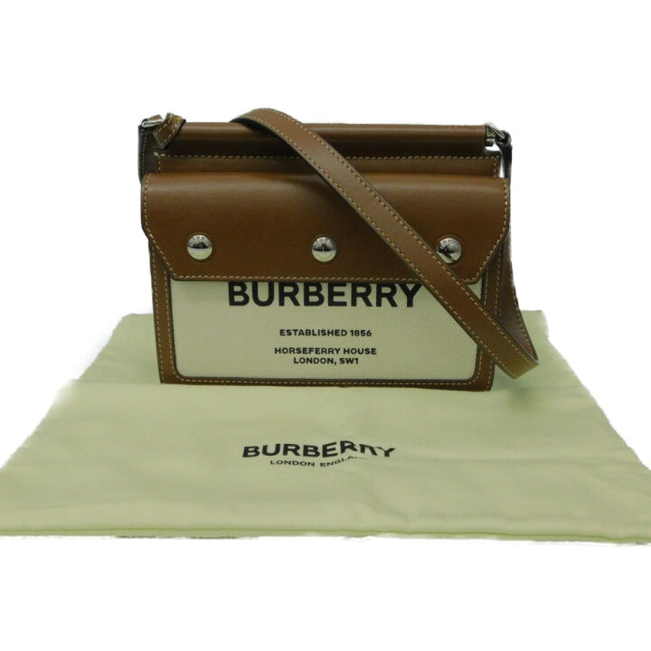楽天市場】【布袋あり】BURBERRY バーバリー ミニホースフェリー 