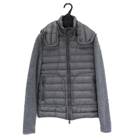 MONCLER　モンクレール　MAGLIA CARDIGAN　マグリアカーディガン　A2091843500 80930　ダウンジャケット　切替デザイン　グレー　Sサイズ　メンズ　ギフト　プレゼント包装可【中古】松前R56号店