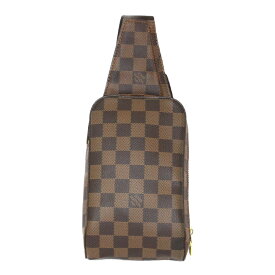 LOUIS VUITTON ルイヴィトン ジェロニモス N51994 ダミエ ブラウン メンズ レディース ウィメンズ ユニセックス ブランド LV 人気 定番 ボディバッグ ウェストポーチ【中古】松前R56号店