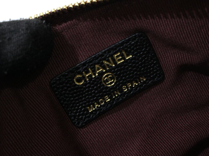楽天市場】【箱・布袋あり】CHANEL シャネル クラシックミニポーチ 