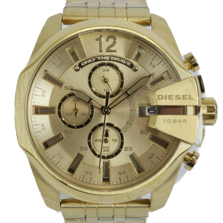 楽天市場】DIESEL ディーゼル ベビー チーフ DZ-4565 クオーツ デイト 