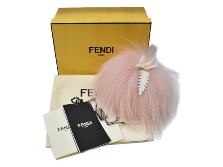 楽天市場】【箱・布袋・ギャラあり】FENDI フェンディ バッグチャーム 