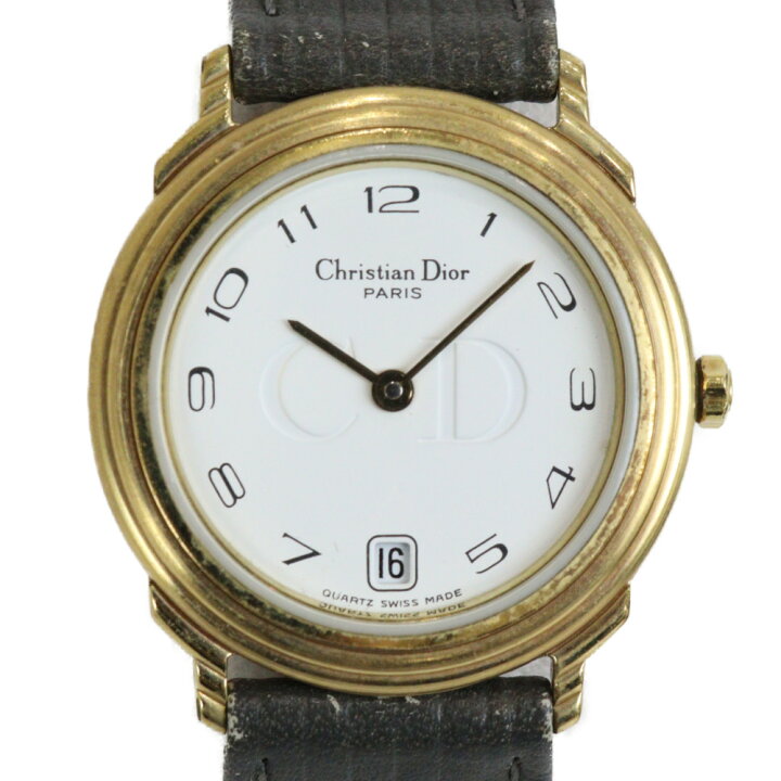 楽天市場】【電池交換済】Christian Dior クリスチャン ディオール  