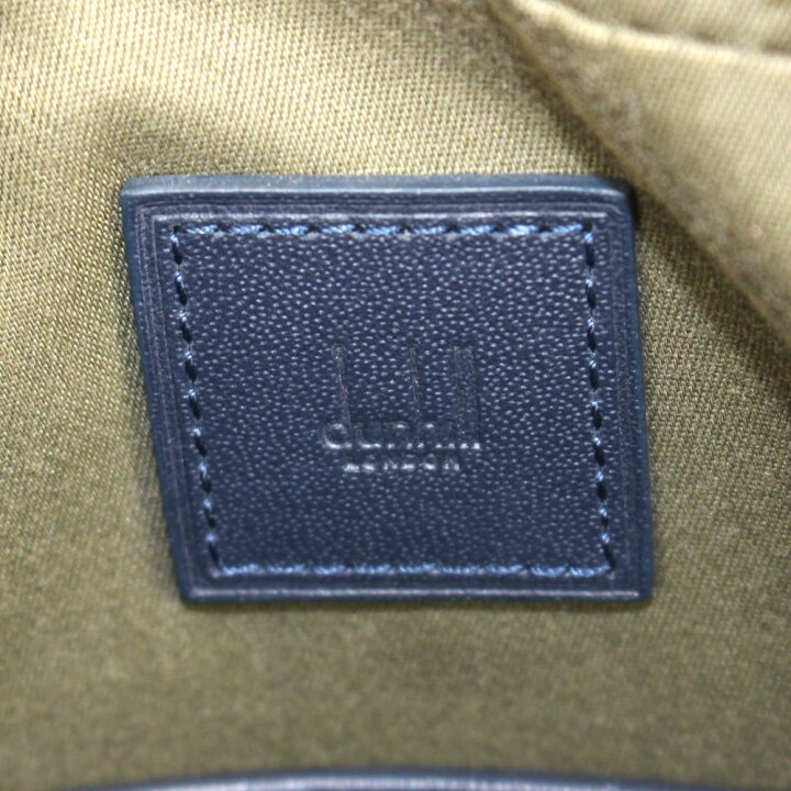 楽天市場】DUNHILL ダンヒル ショルダーバッグ ネイビー系 レザー 