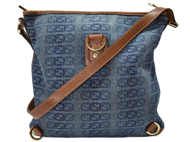 楽天市場】【布袋あり】GUCCI グッチ デニムショルダーバッグ 131326 