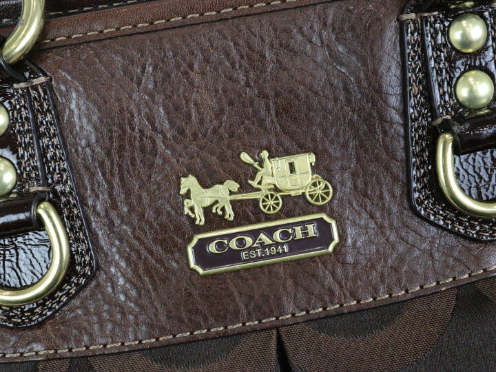楽天市場】COACH コーチ マディソン オプアート ジュリアン トート 