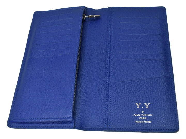 楽天市場】 【イニシャル入り】 LOUIS VUITTON ポルトフォイユ・ブラザ 