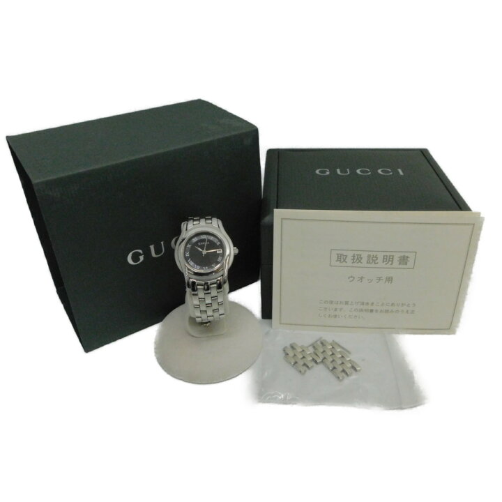 楽天市場】【電池交換済み】GUCCI グッチ クオーツ時計 5500L 電池式 