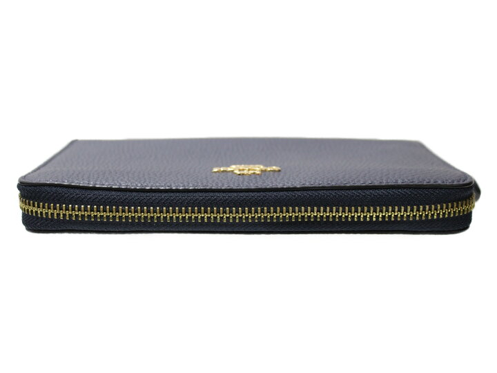 楽天市場】COACH コーチ 長財布 F16612 レザー ネイビー ラウンド 